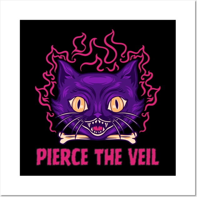 Pierce the Veil | Cat's anger Wall Art by NexWave Store